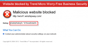 broken block page